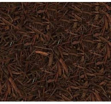 dyed brown Mulch